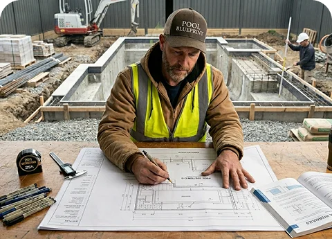 How 2D Plans Guide Your Pool Construction