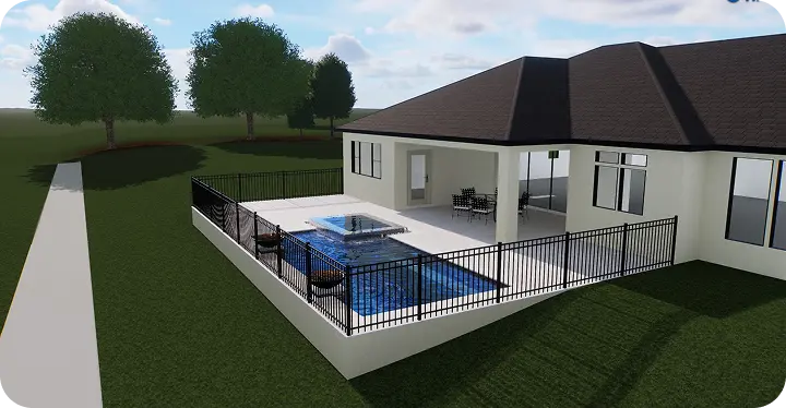 3D 2D - Tailored Pool Design